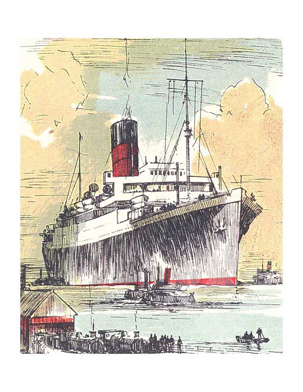 Photo en couleur du navire Ascania II (RMS)