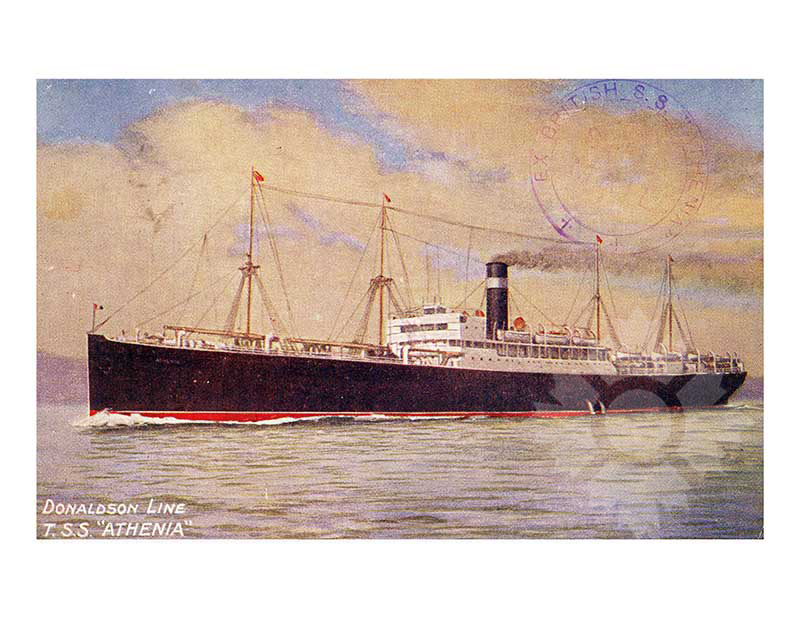 Photo en couleur du navire Athenia I (TSS)