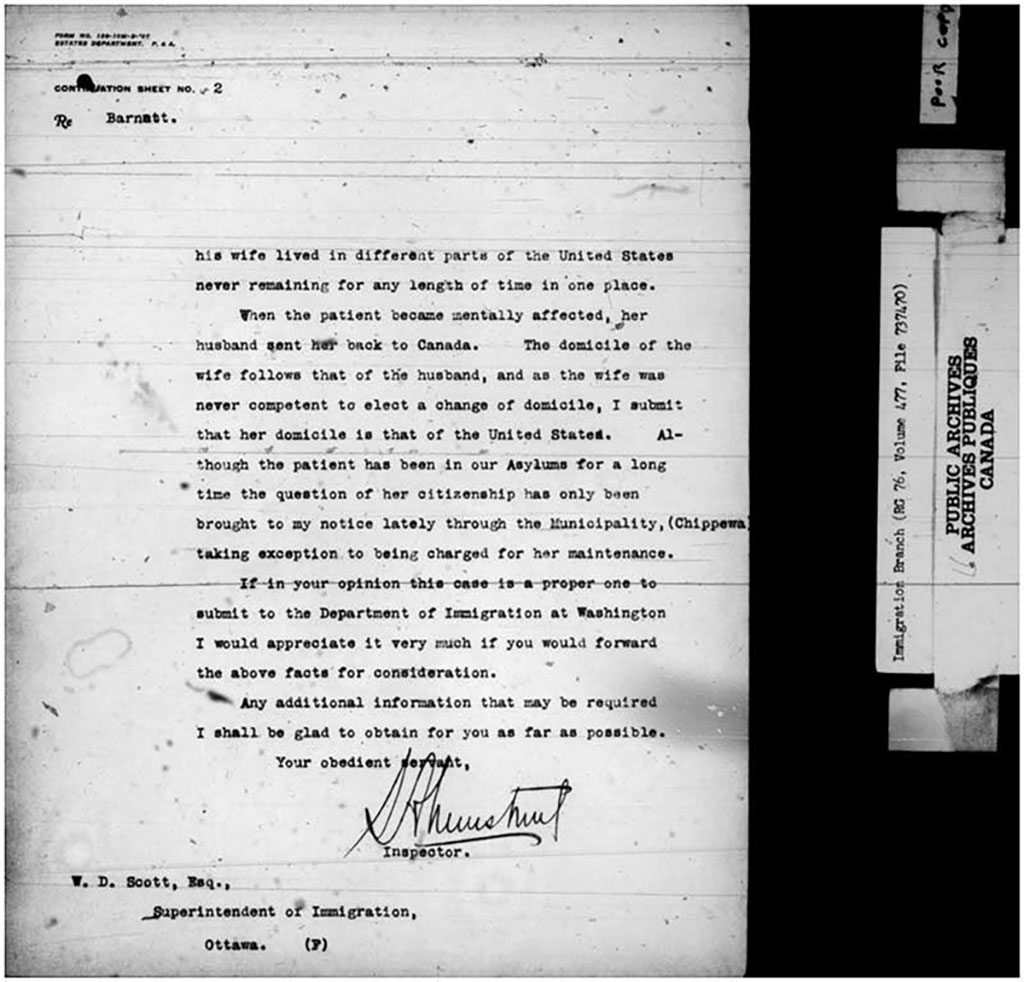 Deuxième partie du même document sur laquelle se trouve une signature.