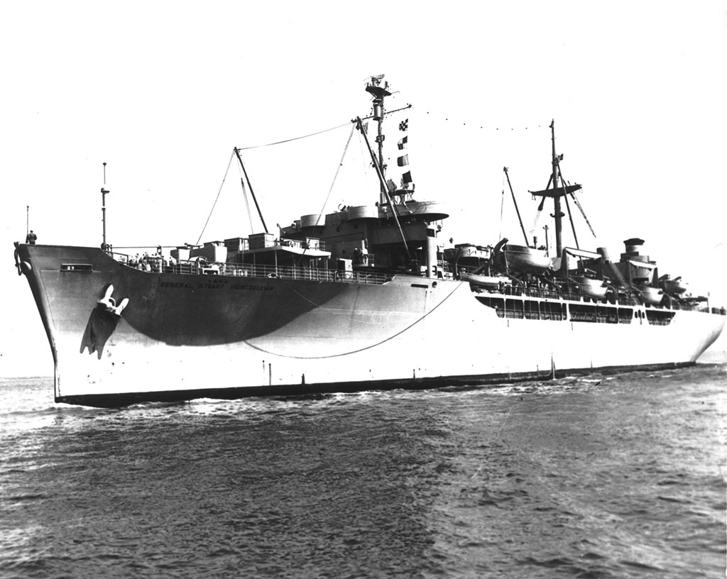 Navire de transport de l'armée.