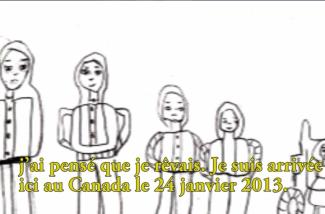 Illustration de personnes se tenant côte à côte.