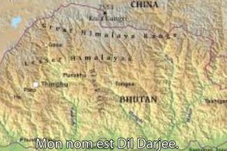 Carte illustrée de l'Asie.