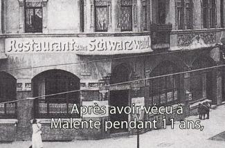Très vieille brochure d’un restaurant.