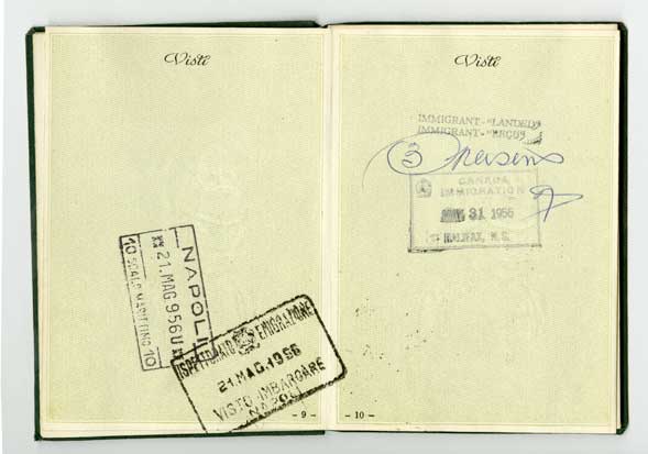 Neuvième et dixième pages avec des timbres.