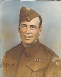 Portrait peint du jeune Wilfred dans son uniforme de service.