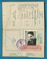 Passeport indien photo page de Om Sharma.