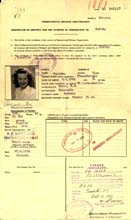 Carte d’identité de l’immigration montrant la photo d’Ilse.